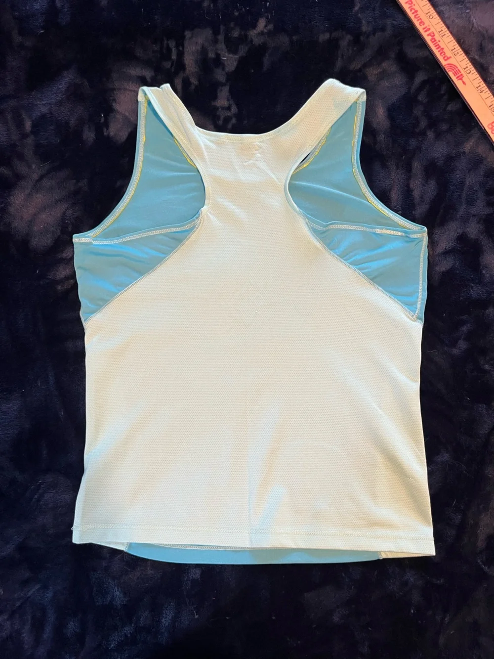 Light Blue Athletic Tank and Skort Set